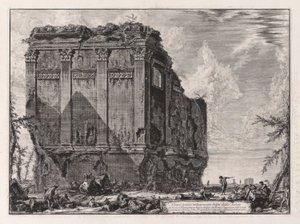 Temple antique vulgairement appelé de la Salute sur la Via d