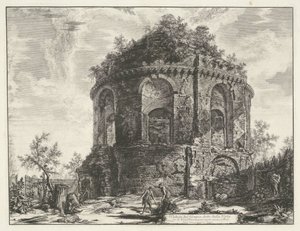Temple de la Tosse près de Tivoli - Giovanni Battista Piranesi