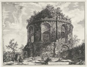 Temple de la Tousse près de Tivoli - Giovanni Battista Piranesi
