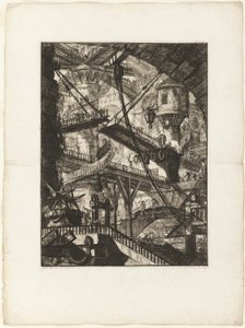 Le Pont-levis, planche 7 des Prisons imaginaires - Giovanni Battista Piranesi