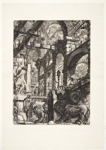 Les bas-reliefs du lion - Giovanni Battista Piranesi