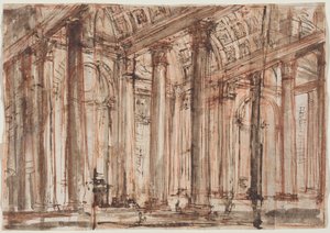 Le portique du Panthéon - Giovanni Battista Piranesi