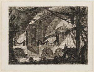 Le chevalet de sciage - Giovanni Battista Piranesi