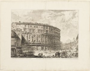 Le Théâtre de Marcellus, des Vues de Rome - Giovanni Battista Piranesi