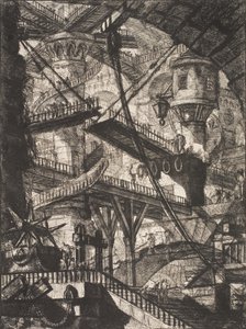Le pont-levis - Giovanni Battista Piranesi