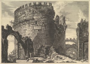 Le tombeau de Caecilia Metella, de Vedute di Roma - Giovanni Battista Piranesi