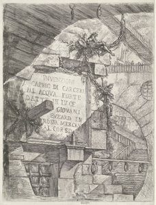 Titre avec vue dans une prison - Giovanni Battista Piranesi