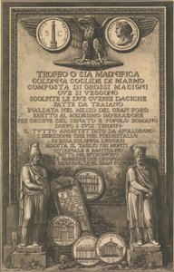 Page de titre avec aigle, pièce montrant l