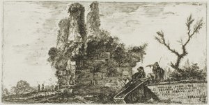 Tombe des trois frères Curiatii à Albano, planche 27 de Quelques vues des arcs de triomphe et autres monuments