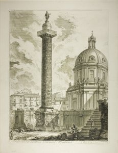Colonne de Trajan, extrait de Vues de Rome