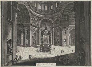 Transept de la basilique Saint-Pierre au Vatican - Giovanni Battista Piranesi