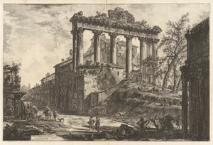 Veduta del Tempio detto della Concordia, de Vedute di Roma