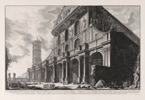 Veduta della Basilica di S. Paolo fuor delle mura, eretta da Constantino Magno, de Vedute di Roma - Giovanni Battista Piranesi