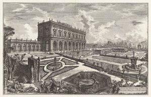Veduta della Villa dell - Giovanni Battista Piranesi