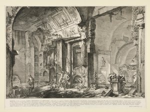 Veduta di altra parte della Camera Sepolcrale di L. Arrunzio, de Le Antichità Romane - Giovanni Battista Piranesi