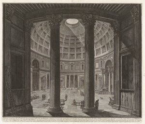 Vue intérieure du Panthéon - Giovanni Battista Piranesi