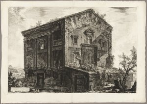 Vue du temple des Camenae, des Vues de Rome - Giovanni Battista Piranesi