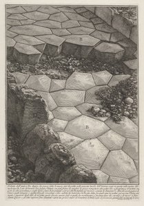 Vue du pavage de pierre de la voie Appienne (Veduta dell