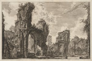 Vues de Rome: Rovine del Sisto o sia della gran sala delle Terme Antoniniane - Giovanni Battista Piranesi