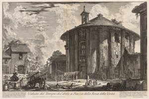 Vues de Rome : Temple de Cybèle - Giovanni Battista Piranesi