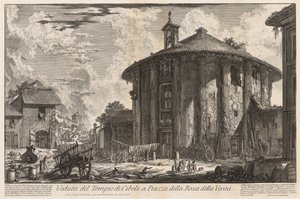 Vues de Rome : Temple de Cybèle, 1758 - Giovanni Battista Piranesi