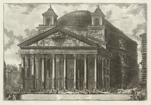 Vues de Rome : Le Panthéon - Giovanni Battista Piranesi