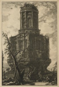 Vues de Rome : Le Tombeau, appelé La Connocchia, 1776