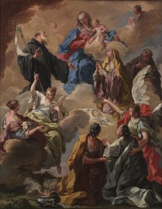 Saints Présentant une Femme Dévote à la Vierge et l