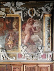 Figure féminine avec un cheval, de la Galerie de François Ier, 1530-40