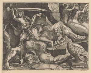 David décapite Goliath