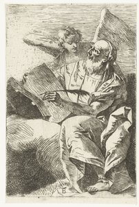 Évangéliste Matthieu avec ange