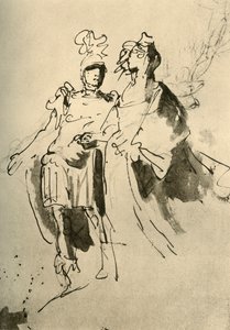 Un soldat et une femme, début-milieu du XVIIIe siècle