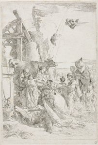 Adoration des Mages, vers 1740 - Giovanni Battista Tiepolo