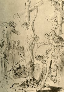 Crucifixion, milieu du XVIIIe siècle - Giovanni Battista Tiepolo