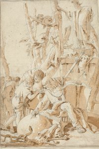 Démocrite et Héraclite rient et se désolent des folies du monde - Giovanni Battista Tiepolo