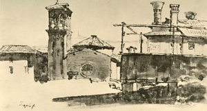 Groupe de bâtiments, milieu du 18ème siècle