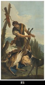 Chasseur avec cerf - Giovanni Battista Tiepolo