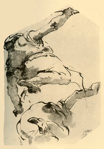 Figure agenouillée, vue de dos, 1743-1744, 1928 - Giovanni Battista Tiepolo