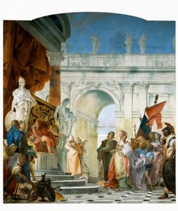 Magnanimité de Scipion, détail des Gloires de Scipion l