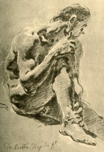 Nu assis, 1715-1716, 1928