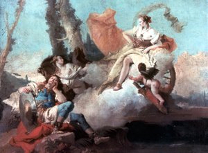 Rinaldo enchanté par Armida 1742-1745 - Giovanni Battista Tiepolo