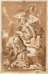 Saint Jérôme dans le Désert Écoutant les Anges