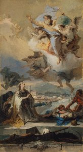 Sainte Thècle priant pour les pestiférés, 1758-59 - Giovanni Battista Tiepolo