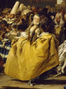 Scène de carnaval ou Le menuet - Giovanni Battista Tiepolo