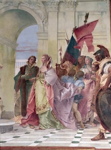 La magnanimité de Scipion (détail) - Giovanni Battista Tiepolo
