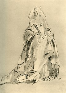 Jeune Dame, début-milieu 18ème siècle, 1928