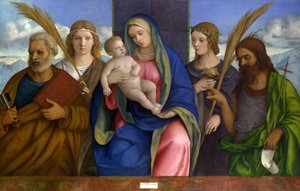 Madone et Enfant avec des Saints, c.1500