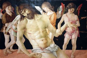 Le Christ mort, soutenu par quatre anges
