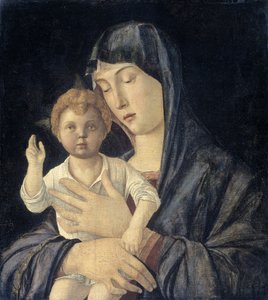 Vierge avec enfant bénissant debout, 1470-1480