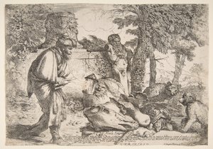 Diogène cherchant un homme honnête, vers 1645-47 - Giovanni Benedetto Castiglione